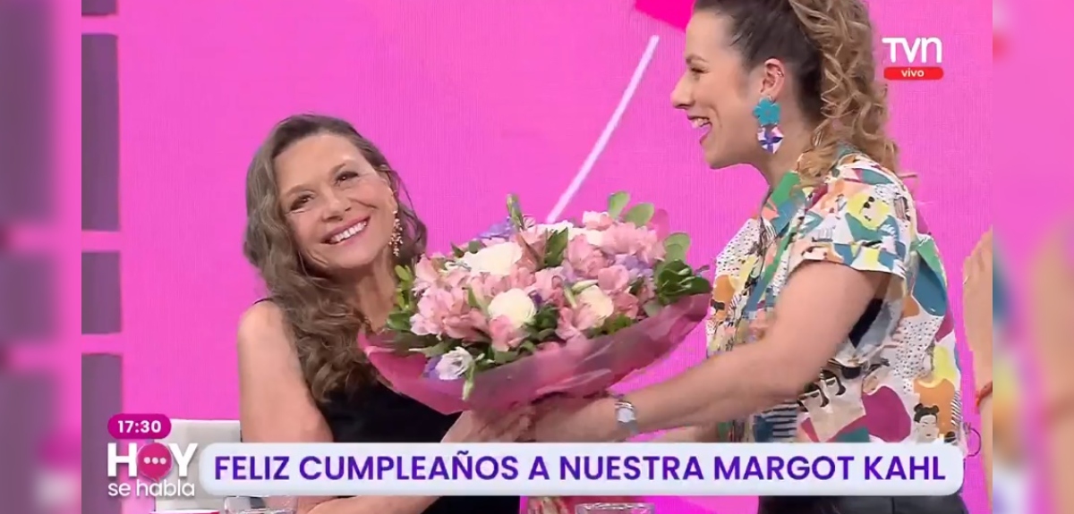 Margot Kahl recibió tierna sorpresa de cumpleaños en 'Hoy se habla': 