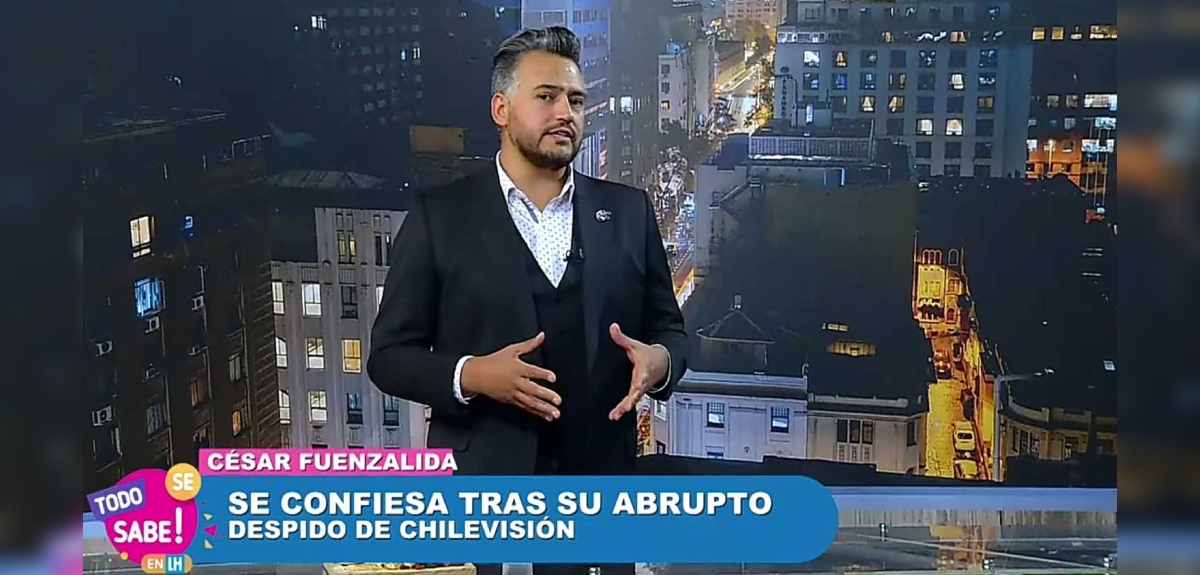 César Fuenzalida acusó injusticia en su despido de CHV: estaba negociando aumento de sueldo