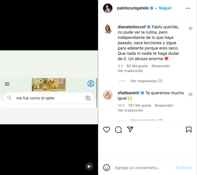 Balance Pablo Zúñiga tras rutina en Las Condes