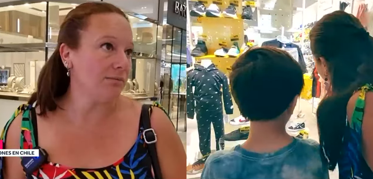 Turista argentina reacciona a precios de ropa y tecnología en Chile: 