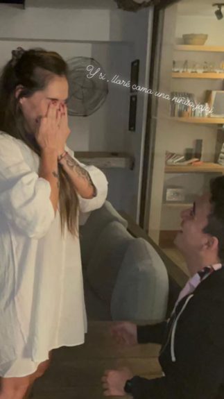 Valentina Roth anunció que contraerá matrimonio con Miguel de la Fuente: "Lloré como una niña"