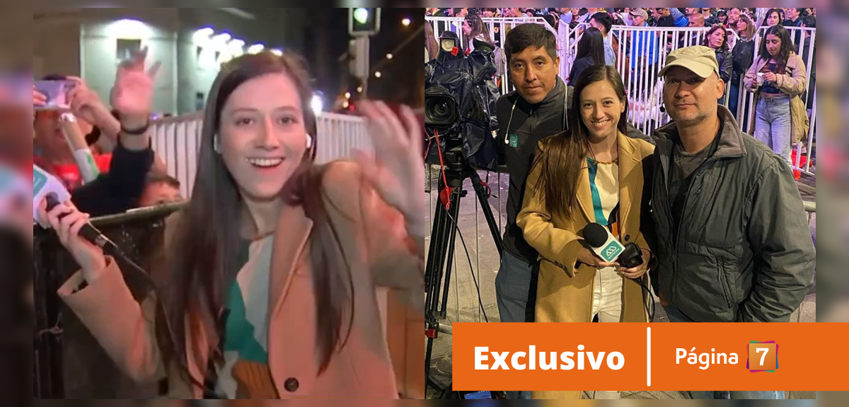 Periodista de Mega reveló la trastienda de su prendido móvil en Año Nuevo: “Me gusta pasarlo bien”