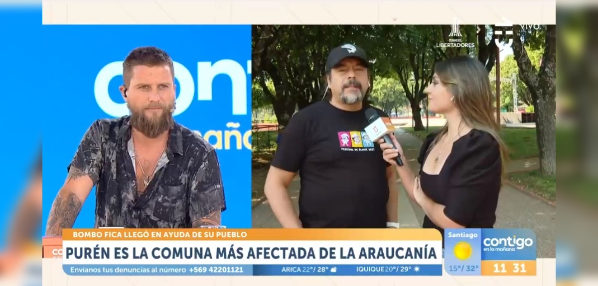 Bombo Fica y el llamado a los empresarios tras incendios en Purén: 