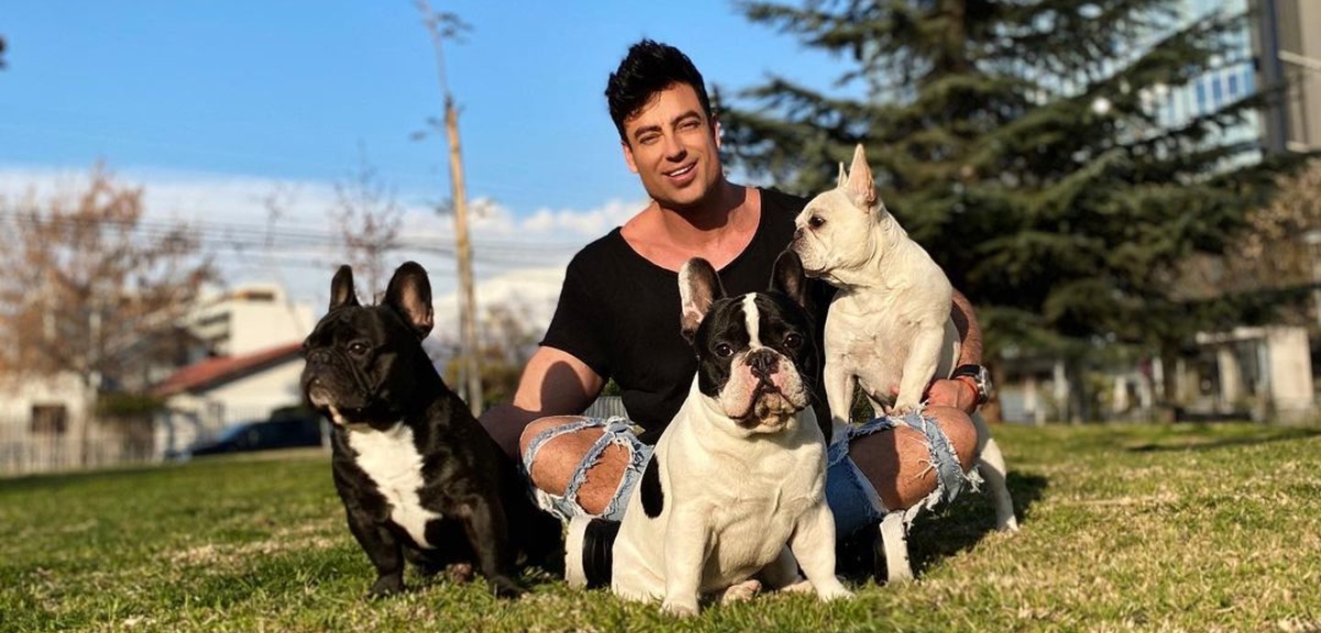 Bruno Zaretti apostó por la acupuntura como tratamiento para su perro Vaquita: 