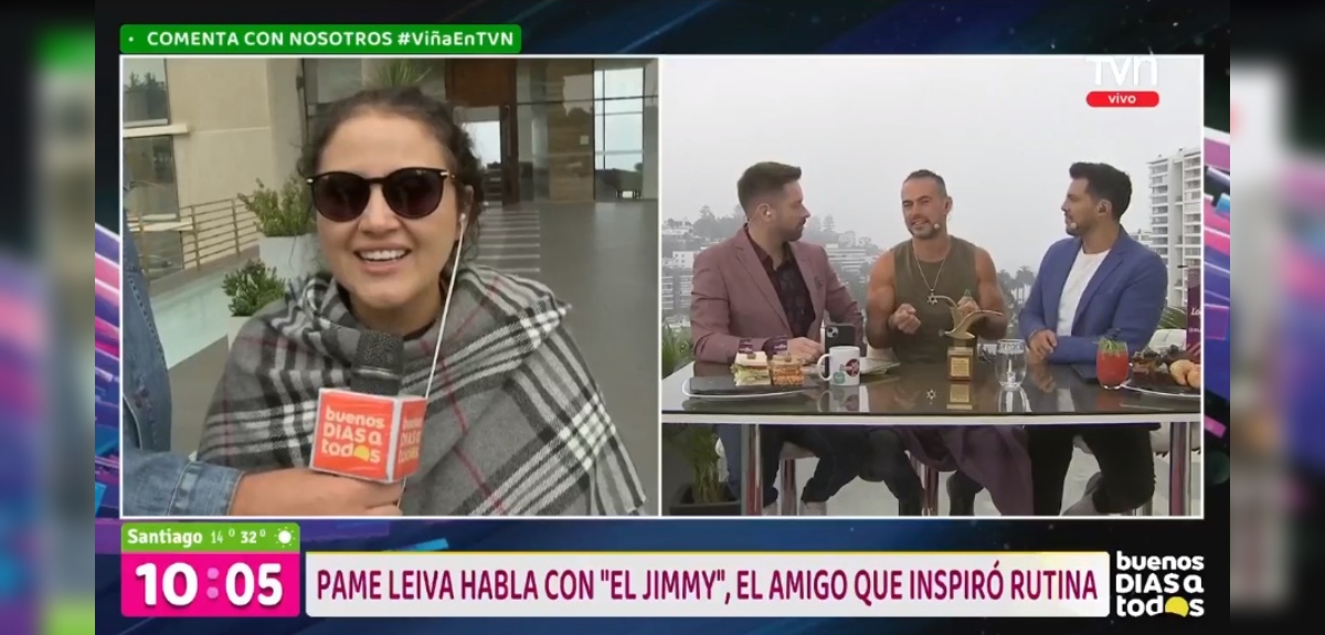 Jimmy habló de su amistad con Pamela Leiva en Buenos días a todos: 