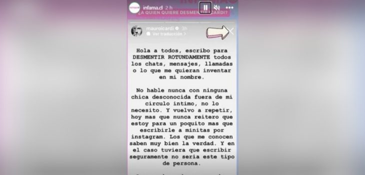 Respuesta de Mauro Icardi