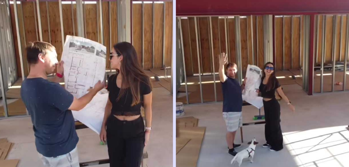 Rodrigo Gallina sorprendió con avance de la construcción de su nueva casa: 