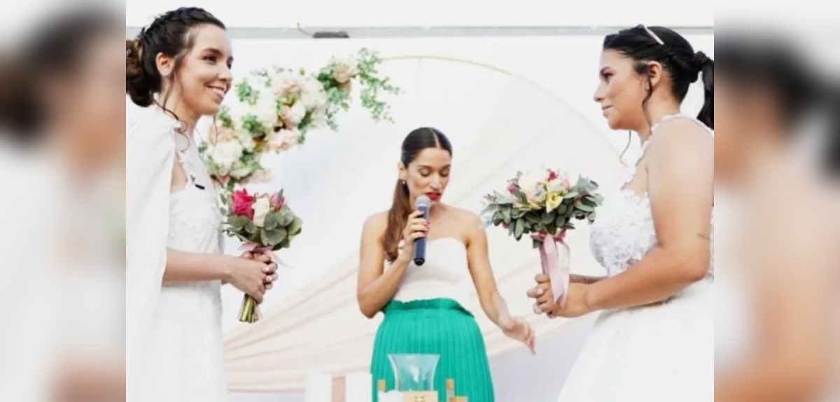 Actriz Lorena Capetillo ofició el matrimonio igualitario de su sobrina: 