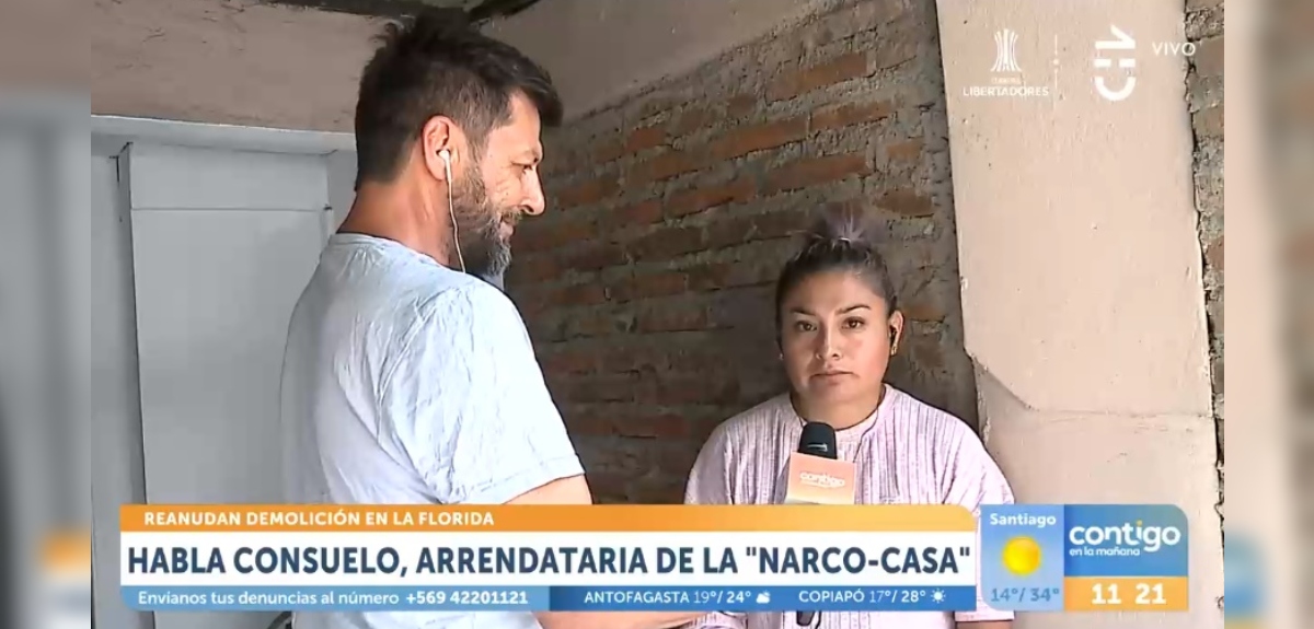 Arrendataria de narco-casa demolida en La Florida sabía que estaba ligada a banda 'Los Macacos'