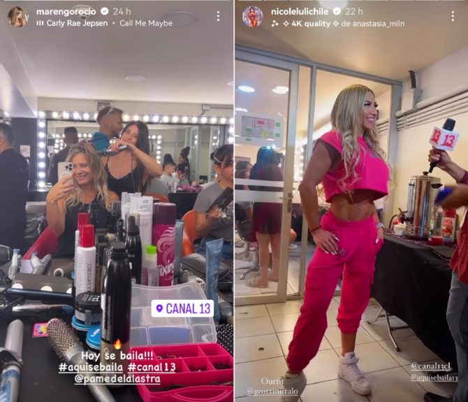 grabaciones Aquí se baila Canal 13