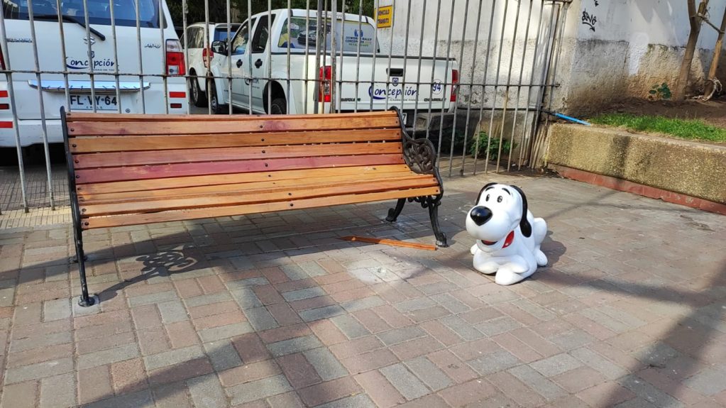 Roban figura de Condorito en Concepción a casi dos semanas de ser inaugurada