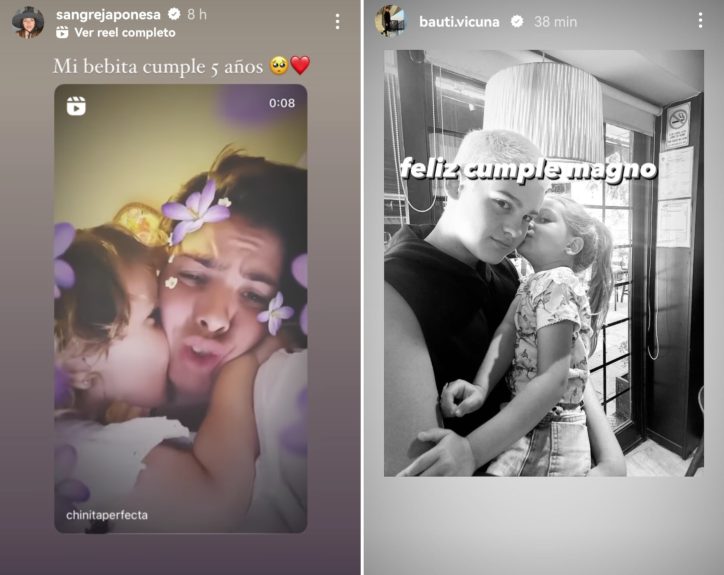 Benjamín Vicuña cumpleaños hija Magnolia