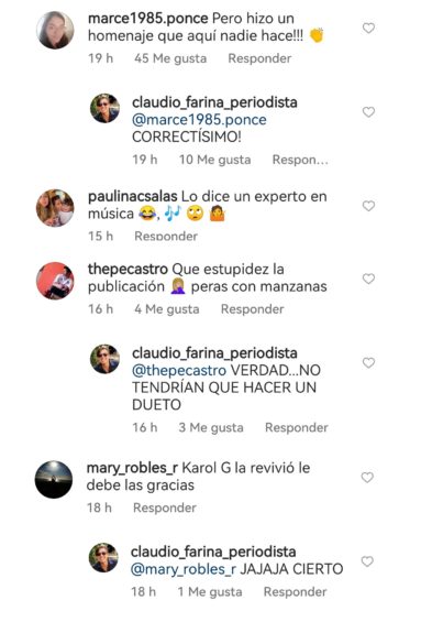 Claudio Fariña crítica Karol G