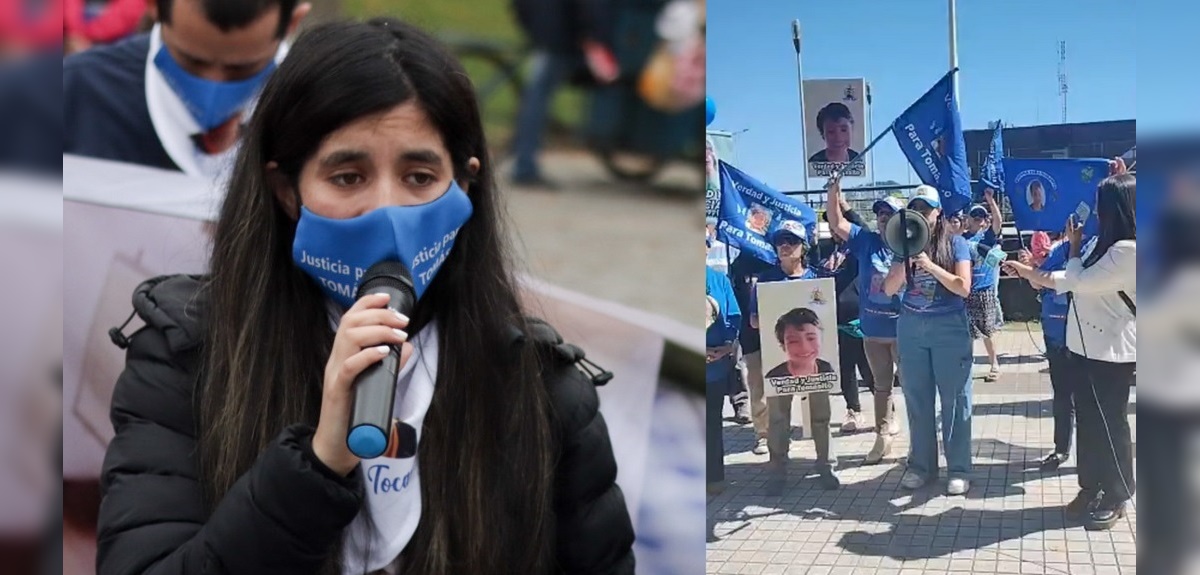 Mamá de Tomás Bravo acusó burlas de funcionaria de Fiscalía durante manifestación: 