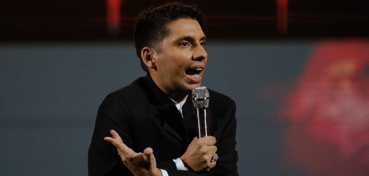 Crítica disfrazada de broma: el fuerte palo que lanzó Fabrizio Copano a la organización del Festival