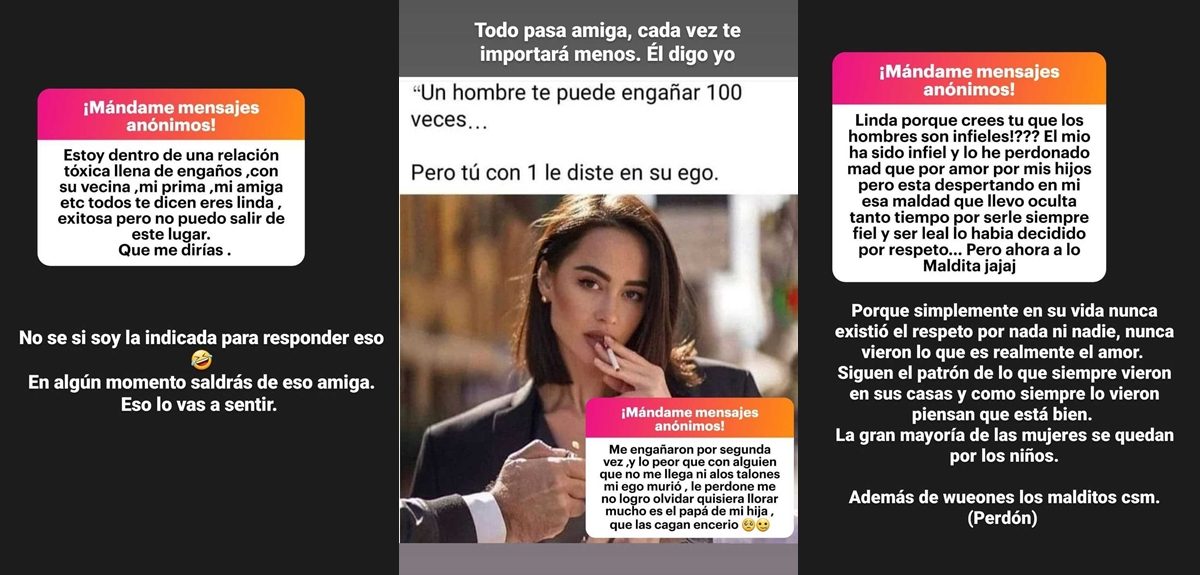 Faloon Larraguibel lanzó dura crítica sobre los hombres infieles: "De hue... los malditos"