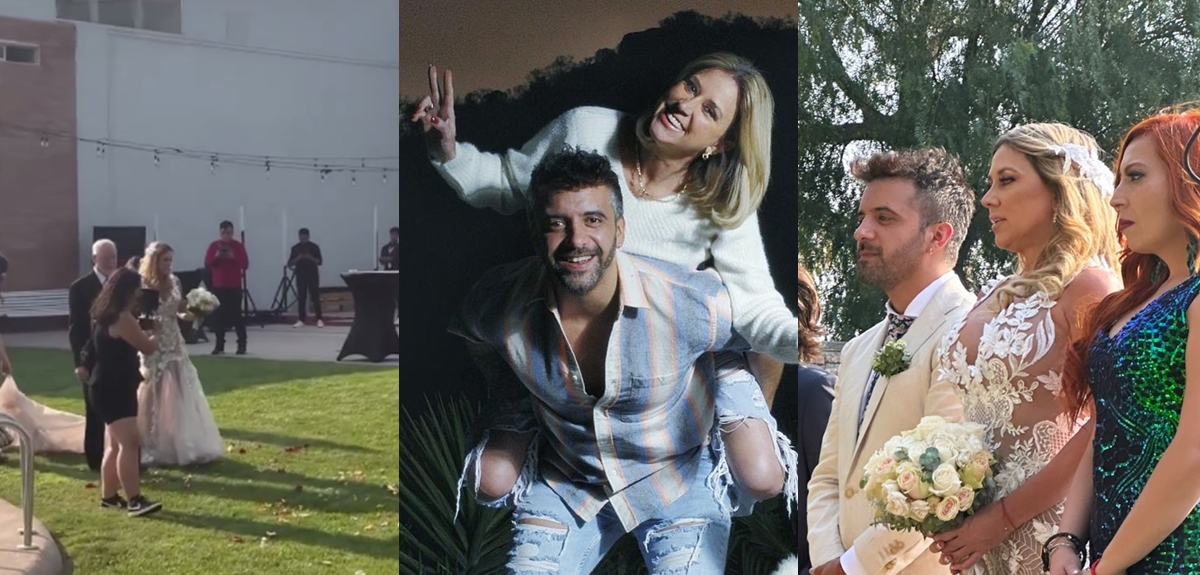 Las imágenes del matrimonio de Flaviana Seeling: deslumbró con vestido de novia