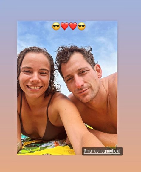 romántica foto vacaciones Gabriel Urzúa María Gracia Omegna