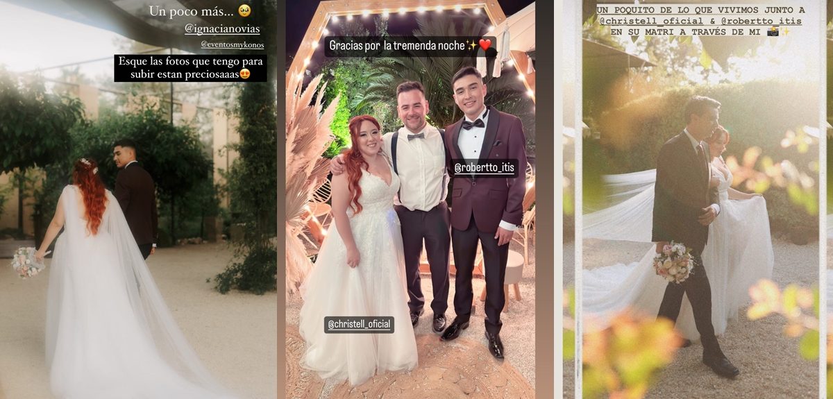Christell Rodríguez mostró detalles de su matrimonio religioso