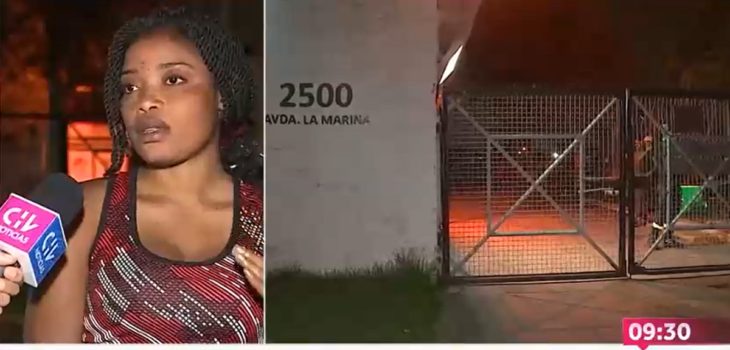 Hermana de niño haitiano ahogado en psicina