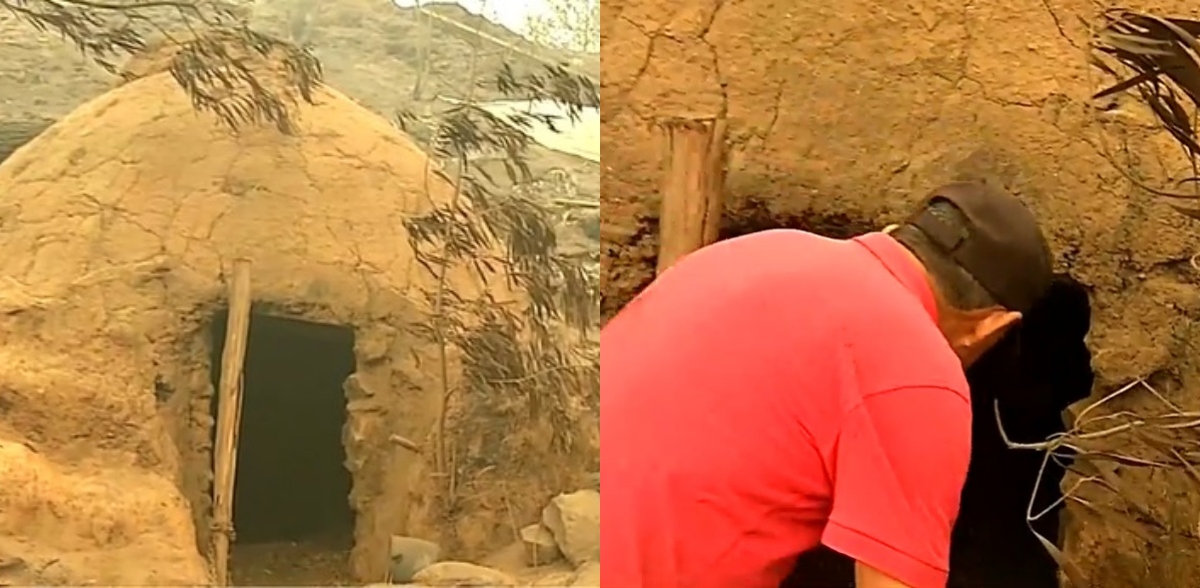 Hombre se resguardó en un horno de barro durante incendio forestal en Santa Juana: 