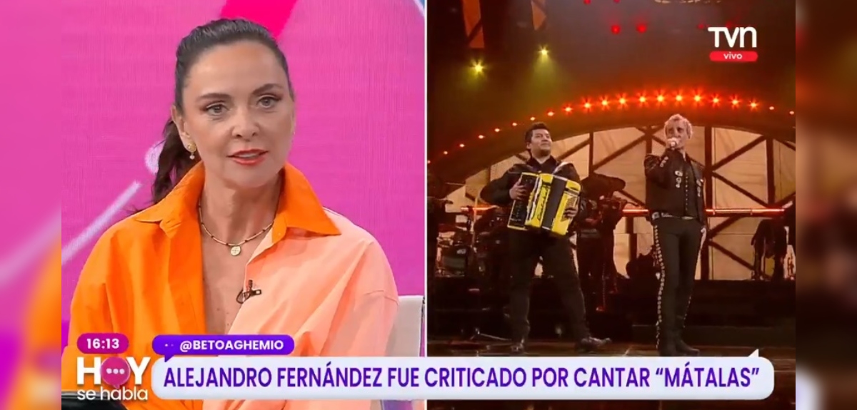 Conductoras de 'Hoy se habla' criticaron canción de Alejandro Fernández: 