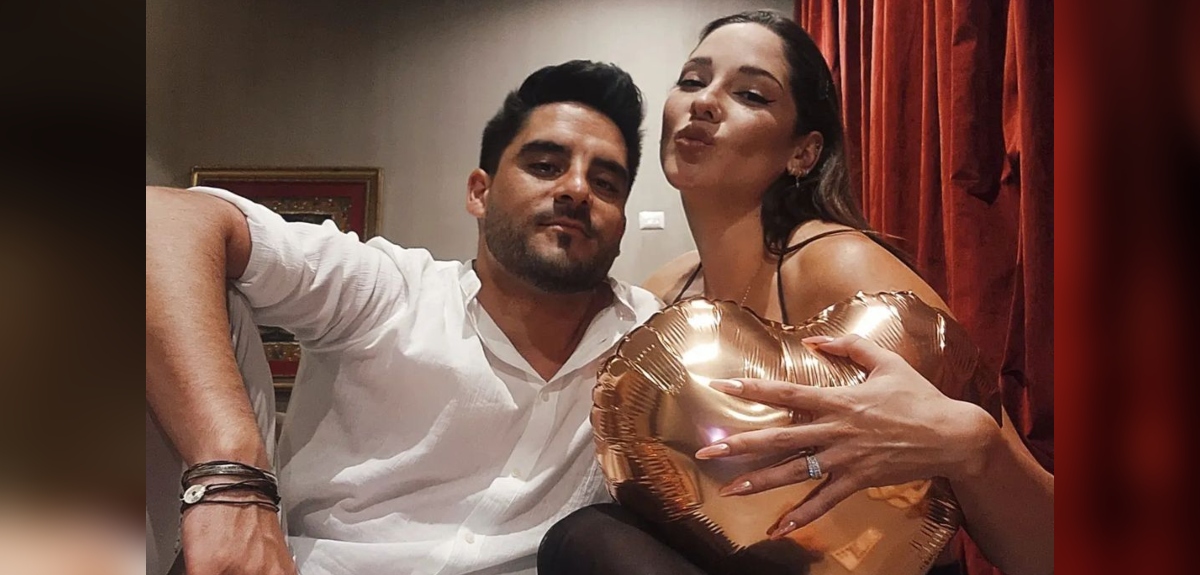 ¿Poco romántico? Kel Calderón compartió curioso registro de San Valentín con Renzo Tissinetti