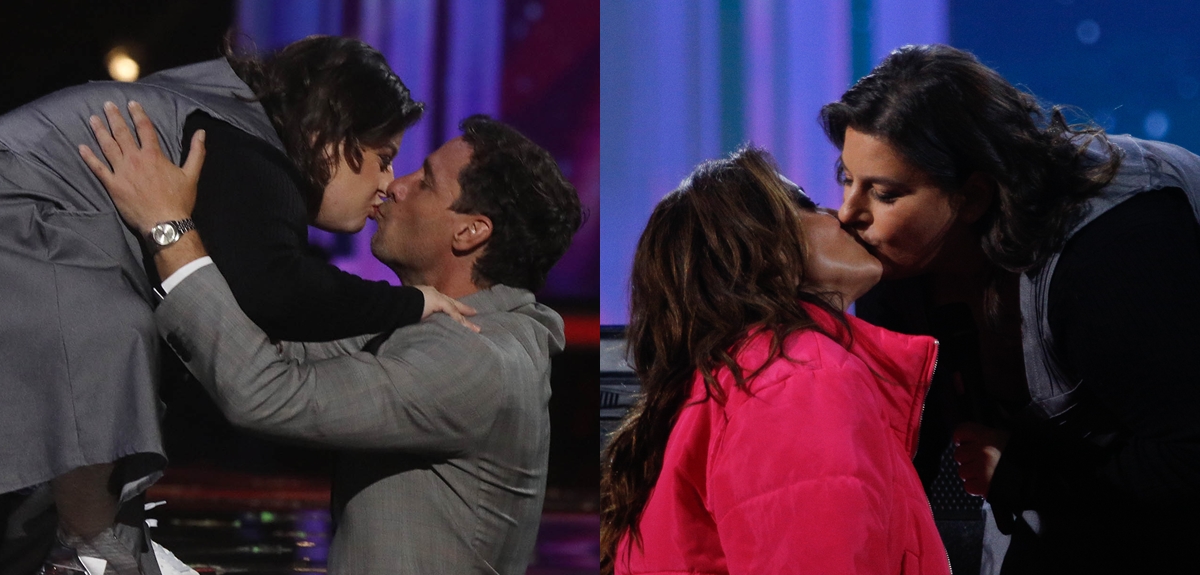 Laila Roth besó a Gonzalo Valenzuela y Yamila Reyna en Viña: 