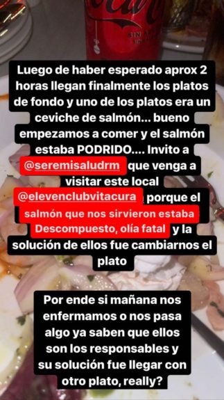 Nano Calderón funa restorán