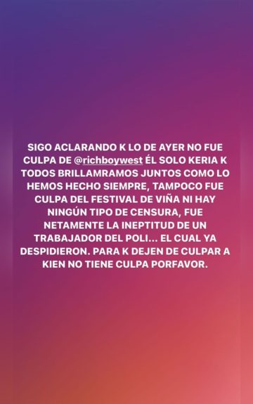 Pablo Chill-e reclamo festival