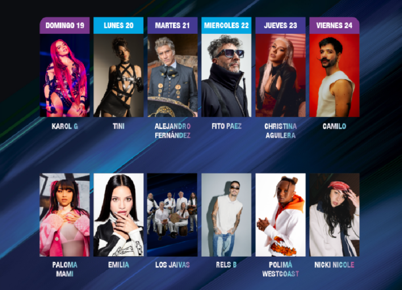 Festival de Viña revela nuevos artistas internacionales: Tini Stoessel reemplazará a Maná