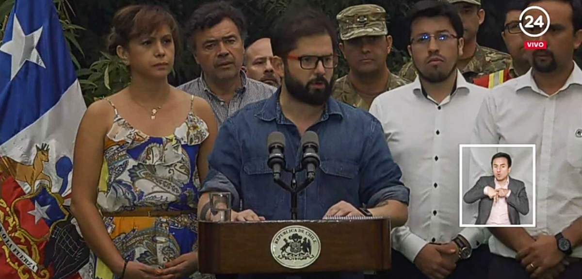 Presidente Boric sobre combate a incendios forestales: 