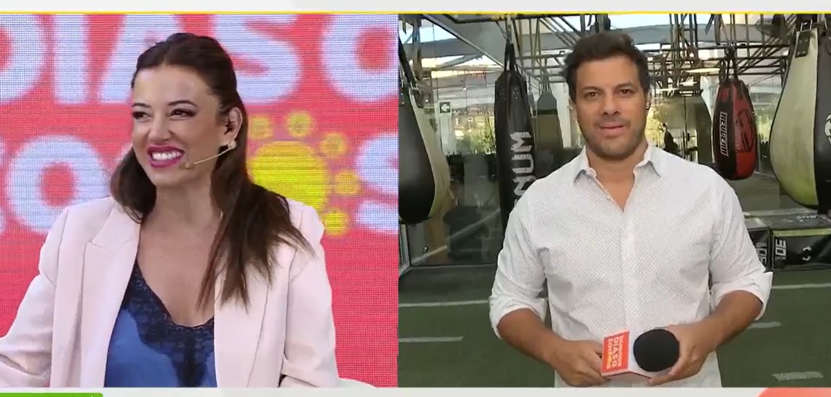 Simón Oliveros tuvo su debut oficial en el matinal de TVN: mostró cambio de look de Mari Godoy