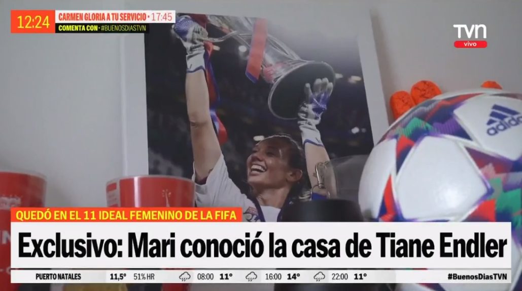 Tiane Endler casa Francia 