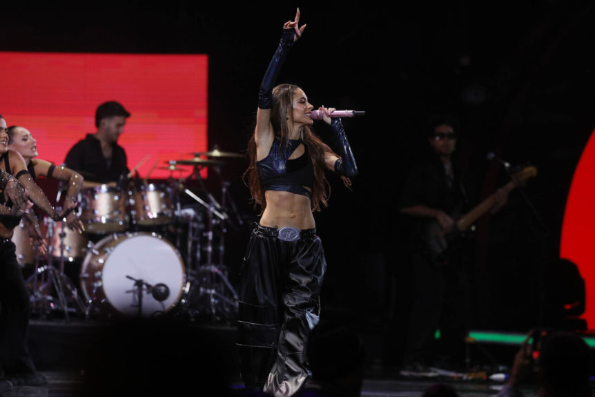 Los tres looks que lució Tini Stoessel en su show del Festival de Viña