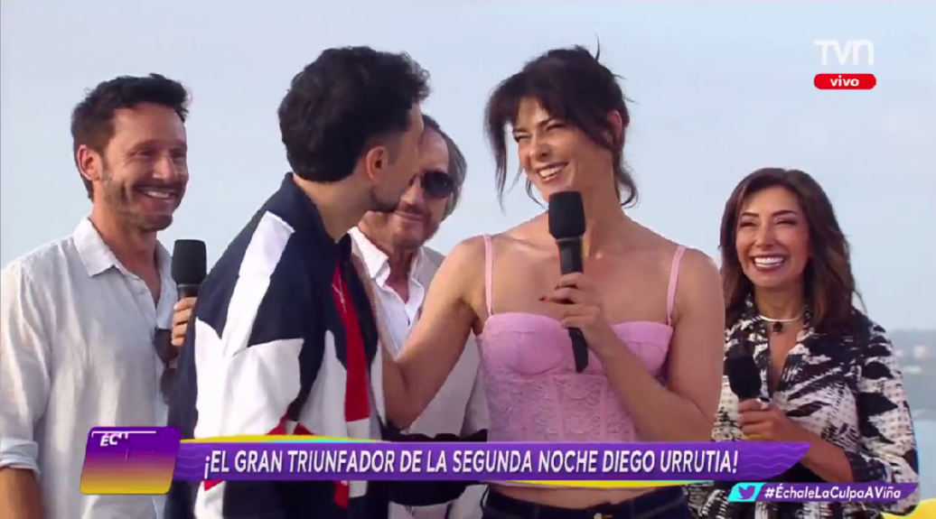 Diego Urrutia se encontró con Tonka Tomicic en Échale la culpa a Viña tras coqueteo en la Quinta