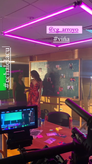 Tonka Tomicic deja atrás la polémica y sube foto grabando con su compañera de Échale la culpa a Viña