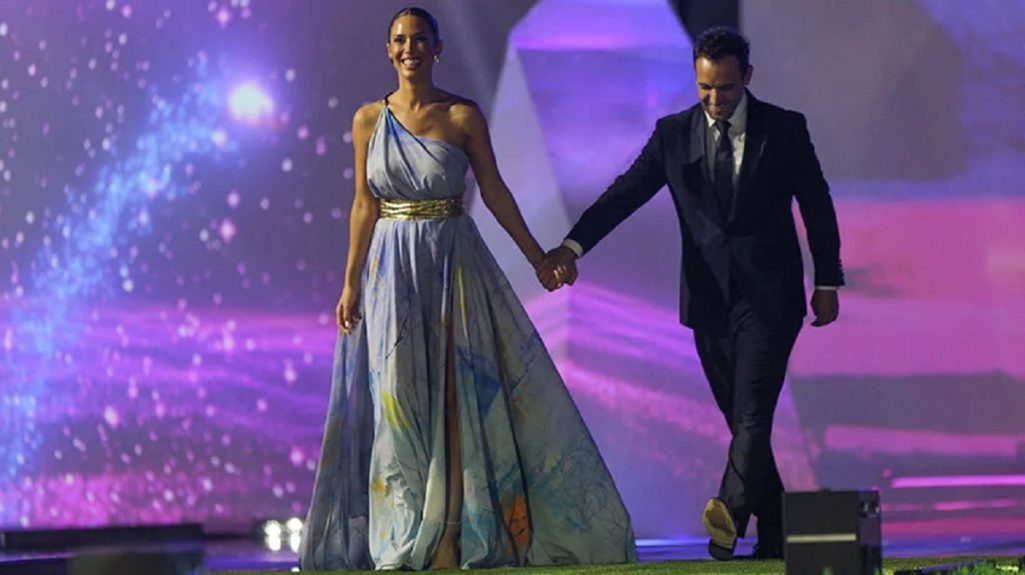 Vanesa Borghi pareja gala Viña