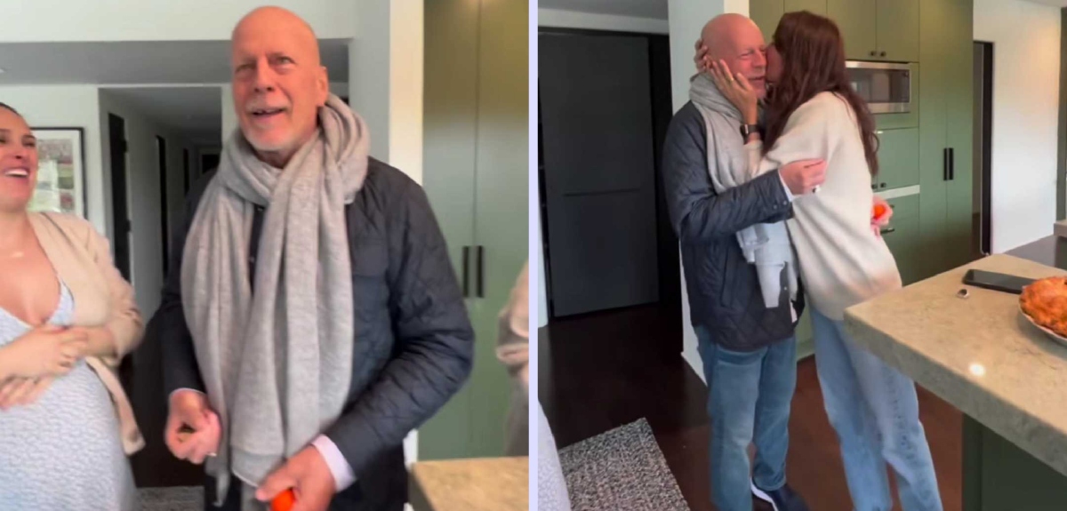 Demi Moore compartió registros del cumpleaños de Bruce Willis tras diagnóstico de demencia