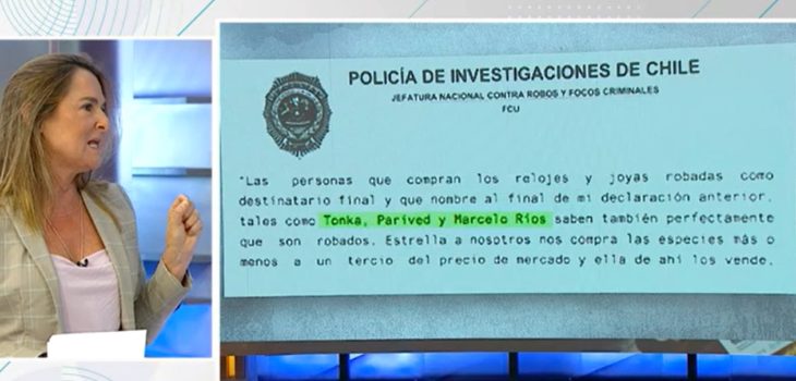 Caso Relojes mención de Chino Ríos
