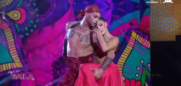 Chantal Gayoso y Matías Falcón en Aquí se Baila