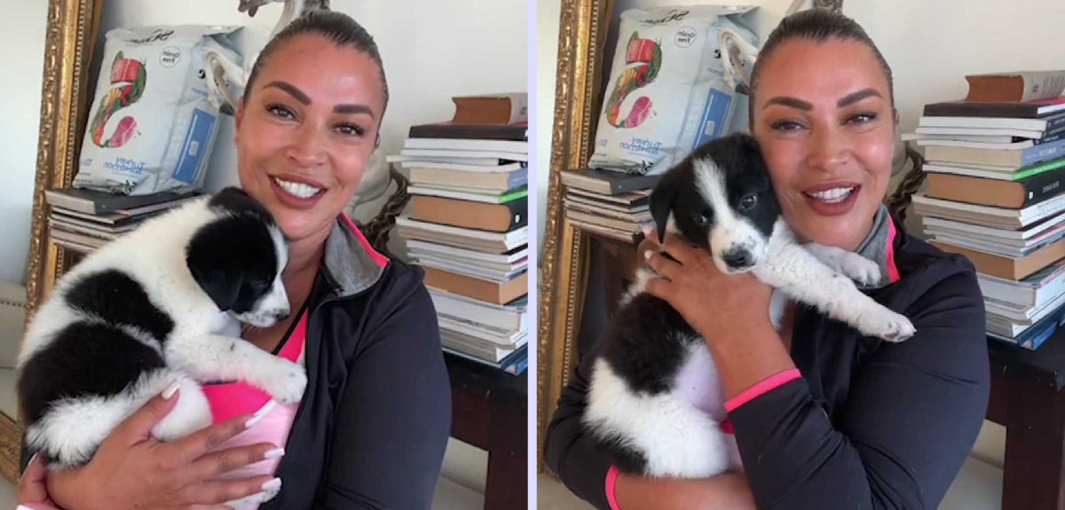 Marlen Olivari enterneció las redes al mostrar la cachorra que adoptó: 