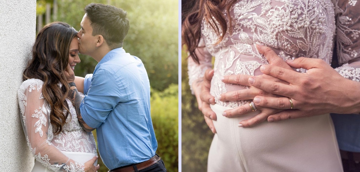 Vale Roth compartió tiernas y románticas fotos de su íntimo matrimonio: 