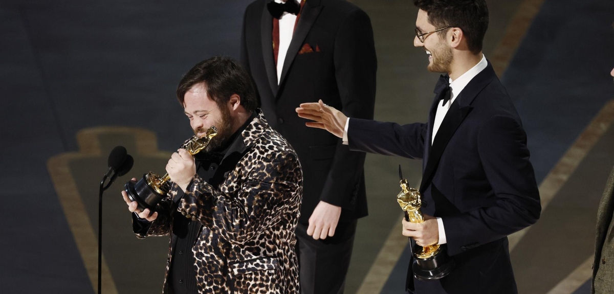 James Martin, actor con síndrome de Down, vivió emotivo momento tras ganar el Premio Oscar