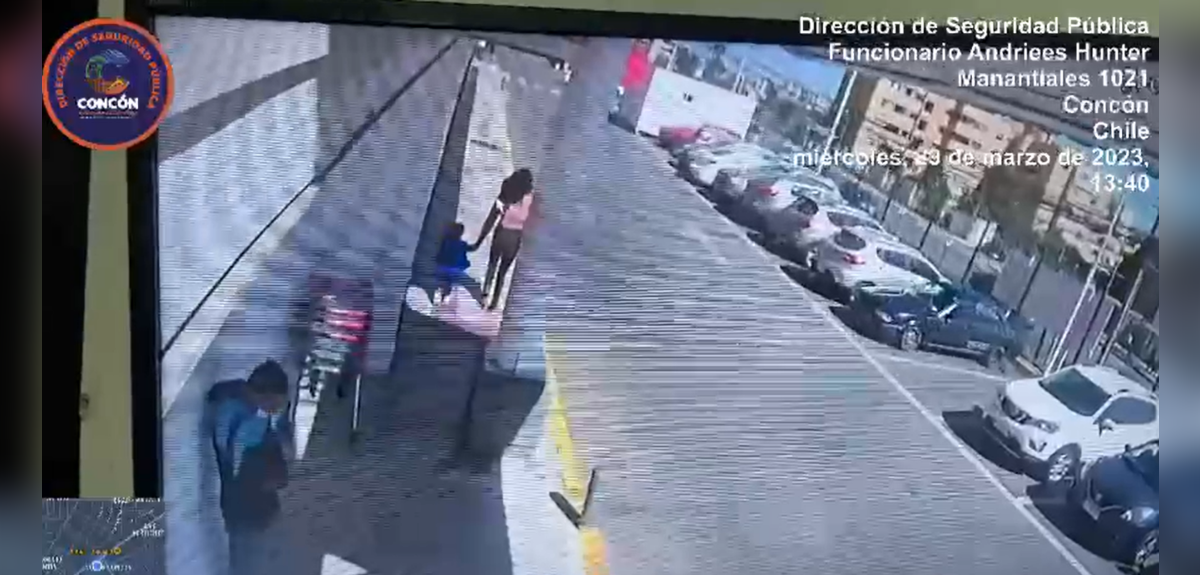 Captan a adolescente que sustrajo a niño de 3 años en Concón: lo dejó solo en Viña del Mar