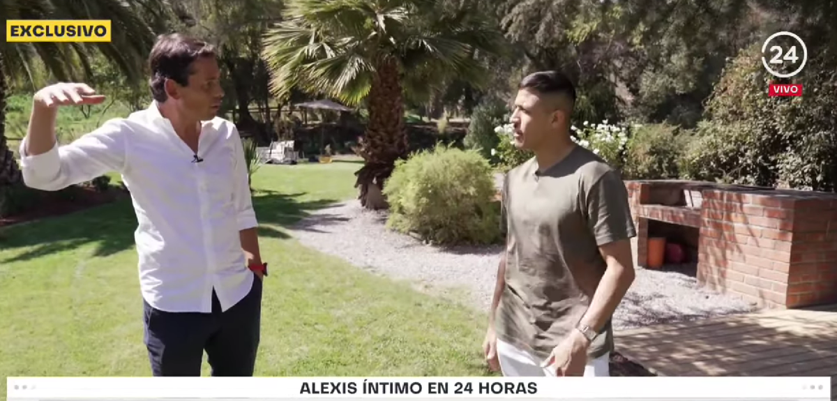 Alexis Sánchez abrió las puertas de su campo en Chile.