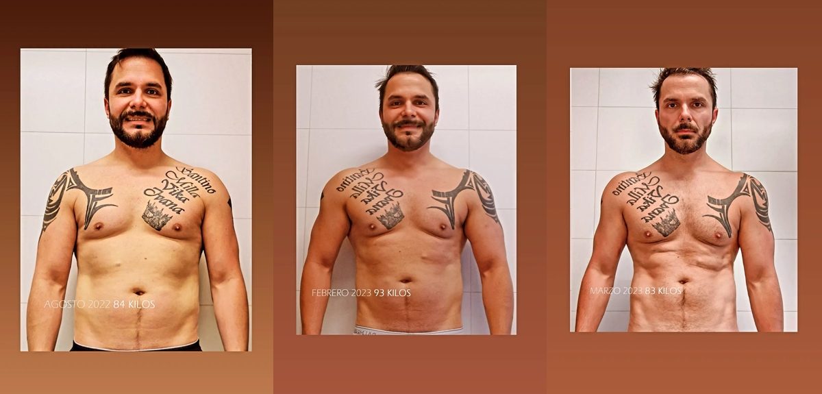 Álvaro Ballero mostró su radical cambio físico con serie de fotografías: "Me puse las pilas"