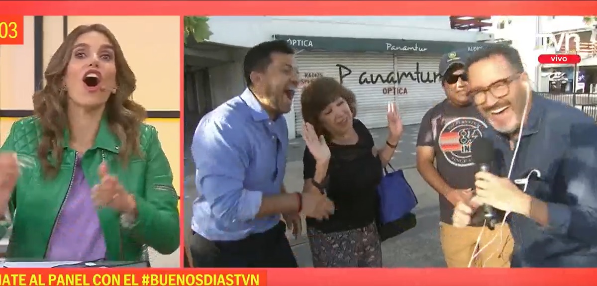 ¿CHV? ¿Mega? ¿La Red? Entrevistada sufrió hilarante confusión en pleno móvil del matinal de TVN