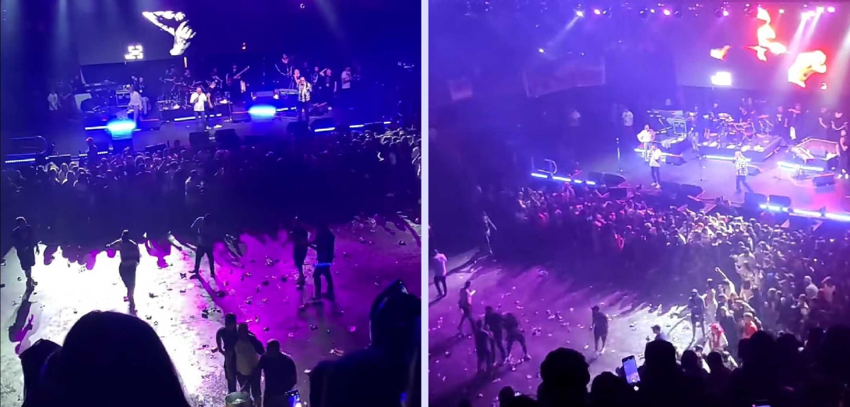 Concierto de Los Chichos en Teatro Caupolicán terminó con disparos: testigos grabaron los incidentes