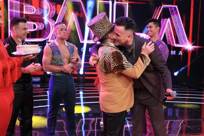 Aníbal Pachano recibió especial sorpresa de cumpleaños en la previa de la grabación de Aquí se baila